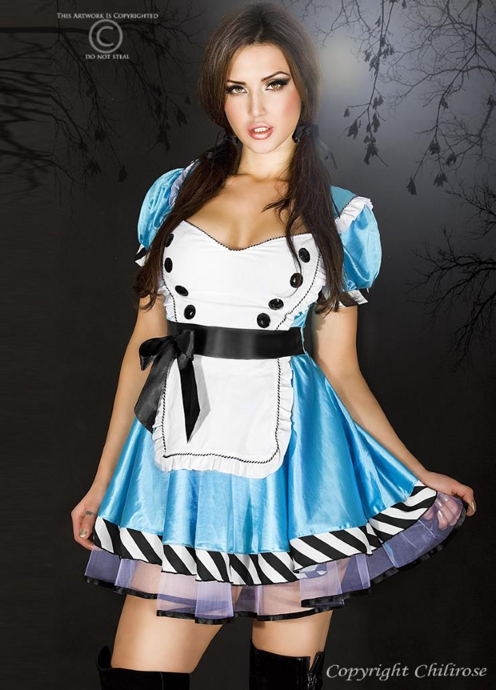 3354 ALICE IN WONDERLAND Costume Игровой костюм CHILIROSE