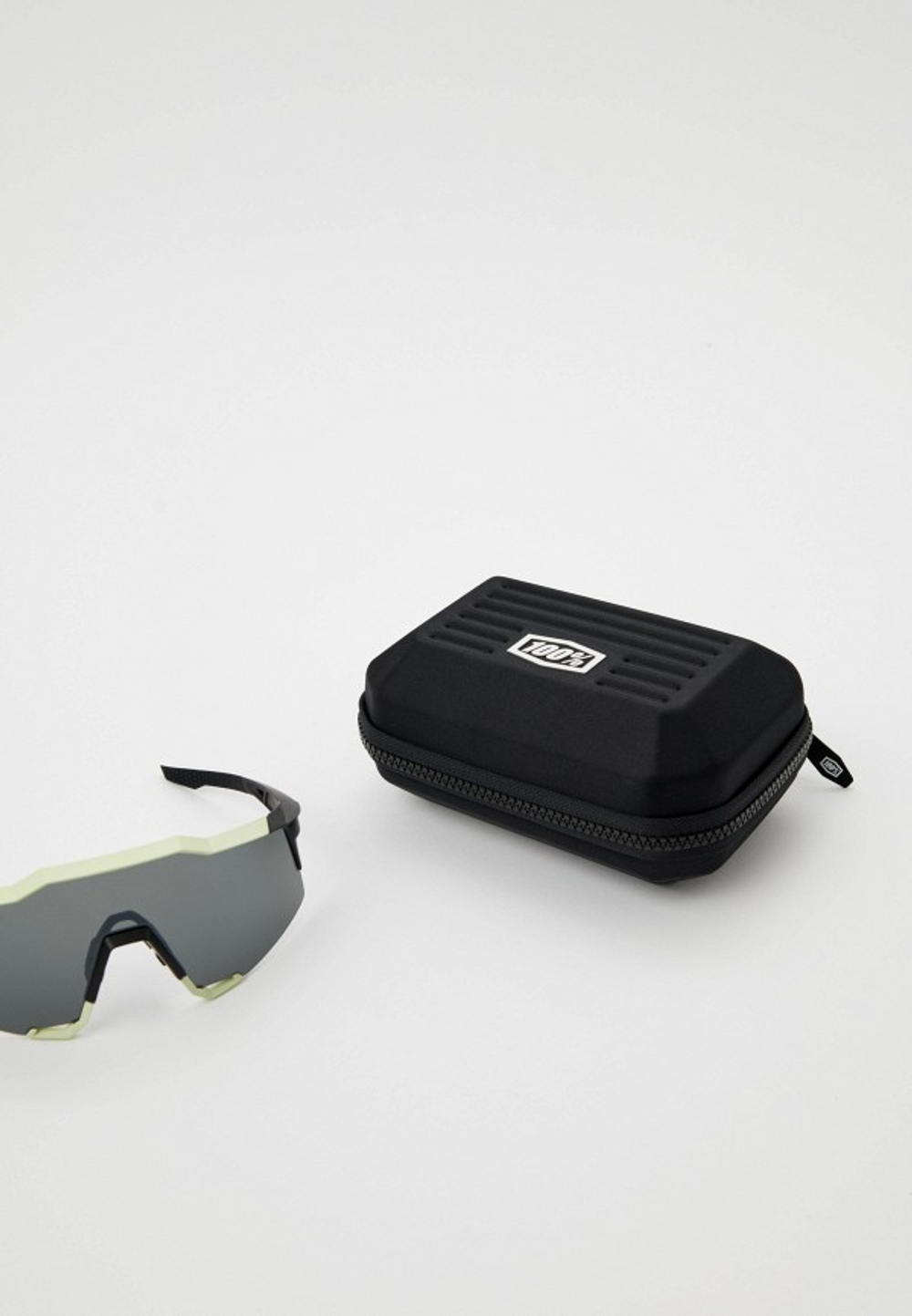 Спортивные очки с диоптриями 100% Speedcraft / Soft Tact Glow / Black Mirror Lens OS