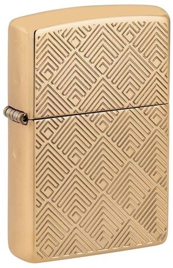 Зажигалка Zippo Armor® с покрытием High Polish Brass золотистая (48570)