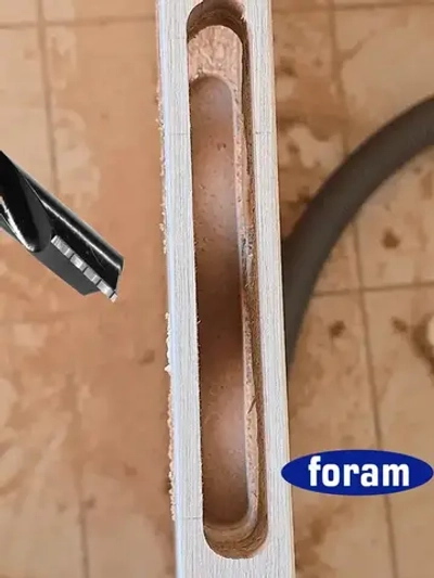 Фреза для врезки замков, FORAM, 16 х 130 мм, хвостовик 12 мм