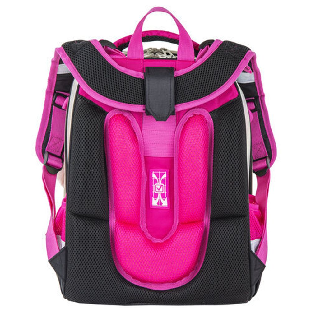 Ранец BRAUBERG SHINY, 2 отделения, "Curious mouse", 36х28х14 см, 270696