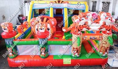 Коммерческий надувной батут "Тигриная страна мини"