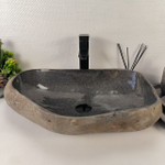 Раковина из речного камня RS-64879 61*39*14 0863