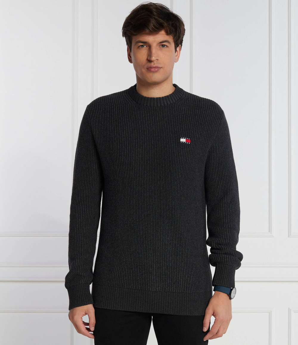 Свитер TONAL XS BADGE Tommy Jeans - графитовый(DM0DM17776)