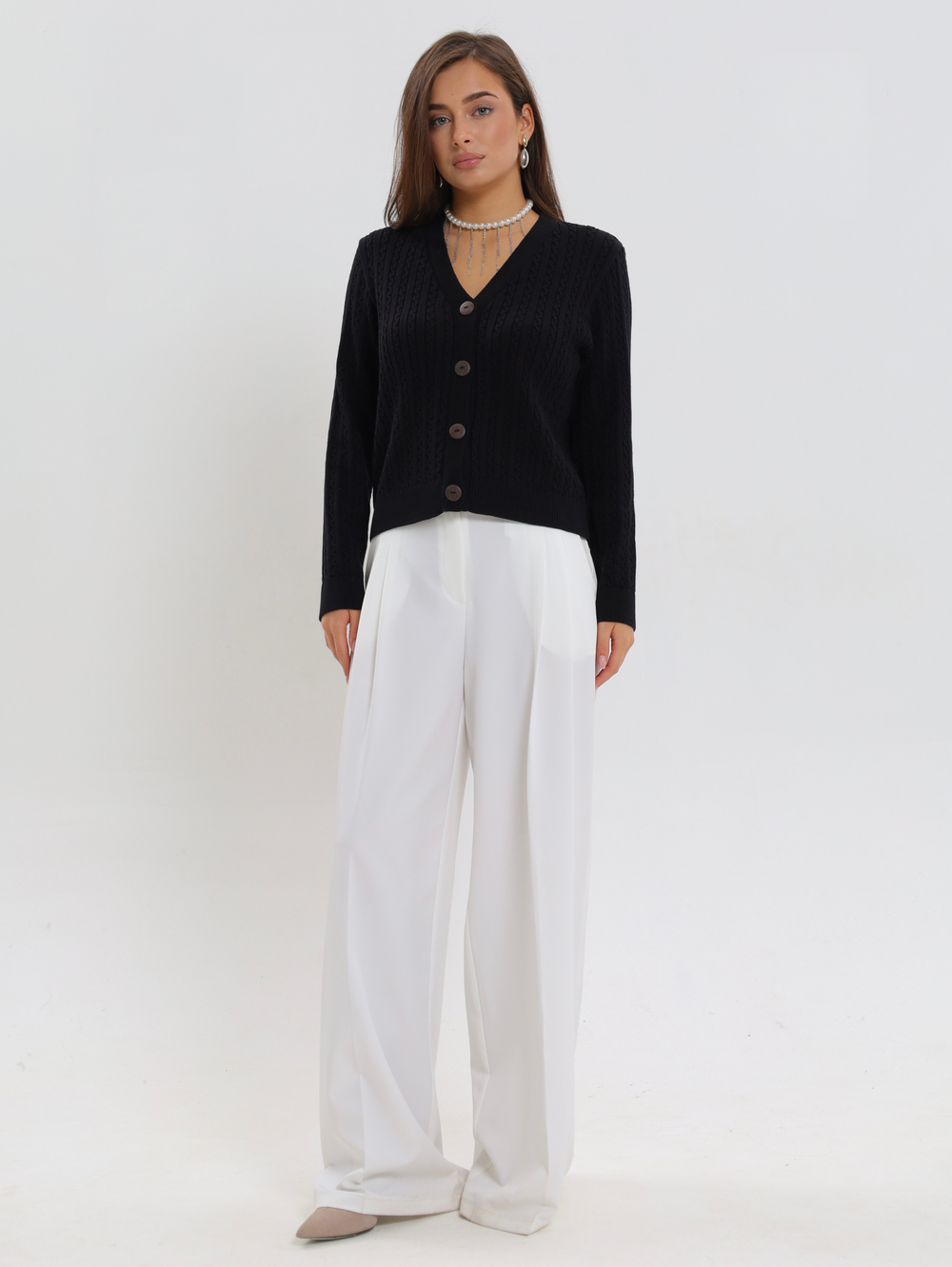 Кардиган «Мелкие косички»