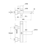 Steinberg Серия 230 Смеситель однорычажный для ванны/душа 1 / 2“ с керамическим картриджом, с переключателем, с защитой от обратного потока, хром 235 1100