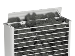 Электрическая печь SAWO MINI CIRRUS ROCK 2 CRR2-30NS-P (3 кВт, нержавейка), выносной пульт (пульт и блок мощности докупаются отдельно)