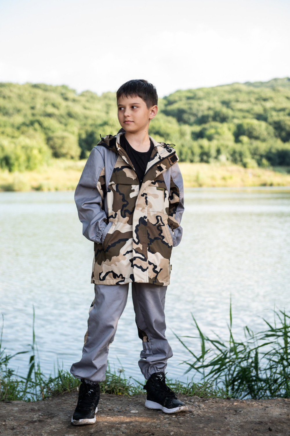 Костюм детский Горка 3 / весна-лето/  комбинированный ягуар