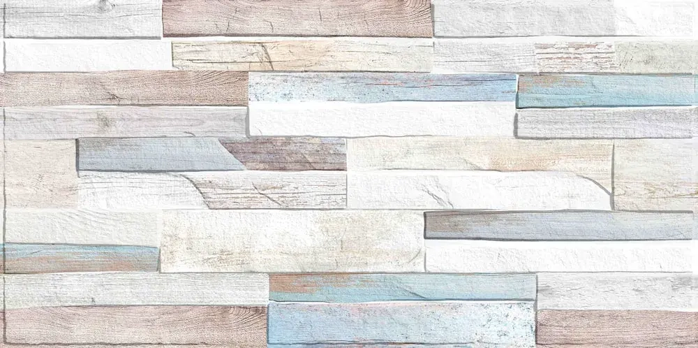 Настенная плитка ALMA Ceramica TWU09MTN604 Mattone 50x24.9 микс глянцевая под дерево