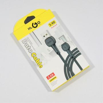 Кабель USB x Micro USB -2.0 м. KLGO S-9D (2.4A)