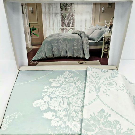 Постельное белье  ARREDO бирюзовый deluxe TIVOLYO HOME Турция