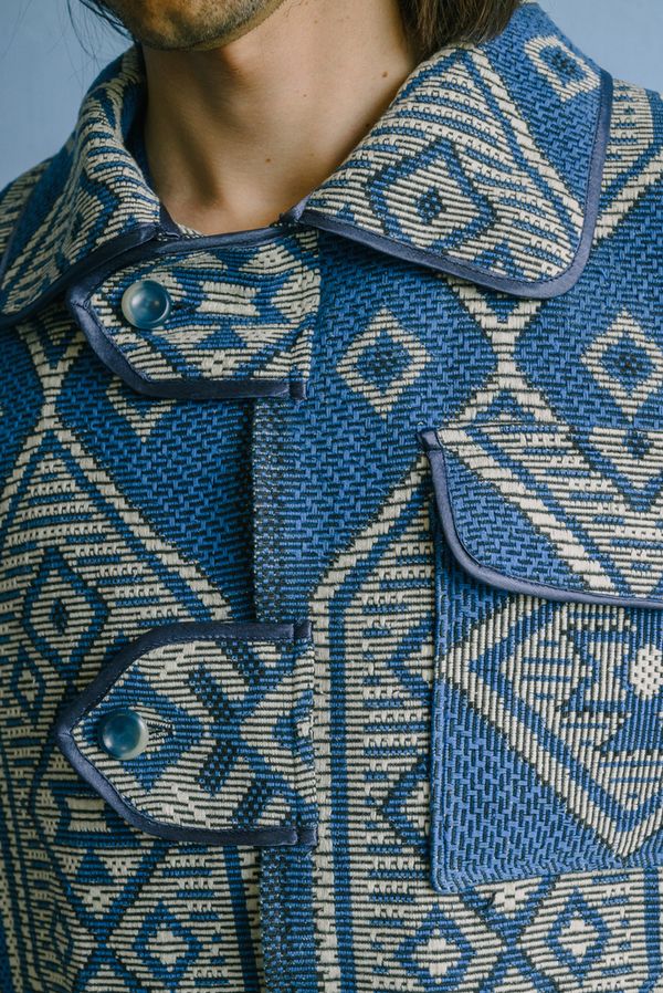 Куртка с Тремя Застежками/Blue Tab Jacket синяя - фото 5