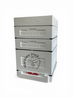 Улей 12 рамочный ППС без покраски +2 магазина (Лысонь Вологда) комплект