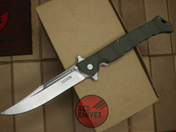 Нож Cold Steel Luzon XL - зеленая рукоять, клинок сатин