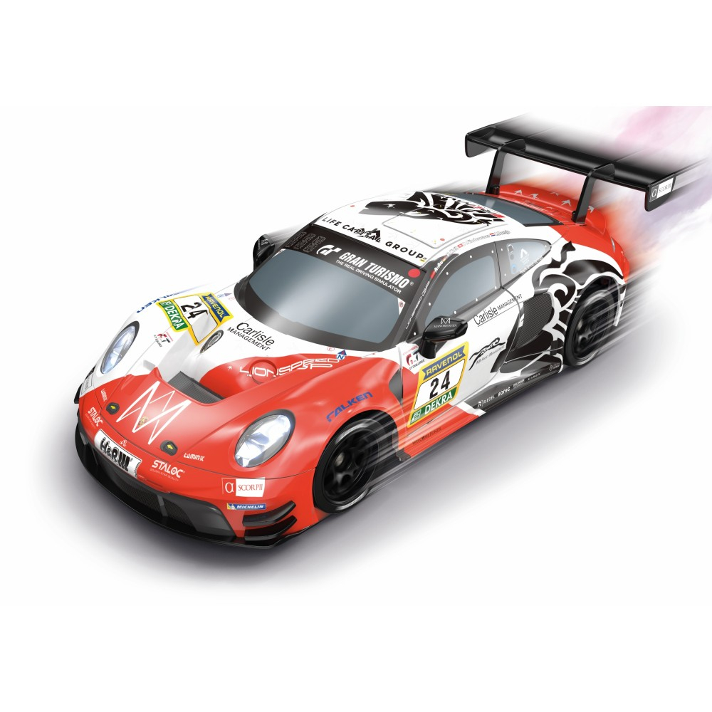 Радиоуправляемый автомобиль Carrera RC Porsche 160153 911 GT3 R Lionspeed GP No. 24 1:16 2,4 ГГц — фото 8