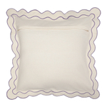 Чехол на подушку с контрастным кантом сиреневого цвета из коллекции trendy ruffles, 40х40 см