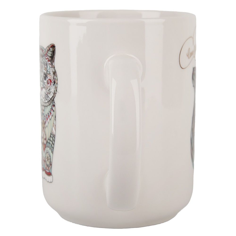 Кружка "Kitty" v=380мл (фарфор) (картонная цветная лента)