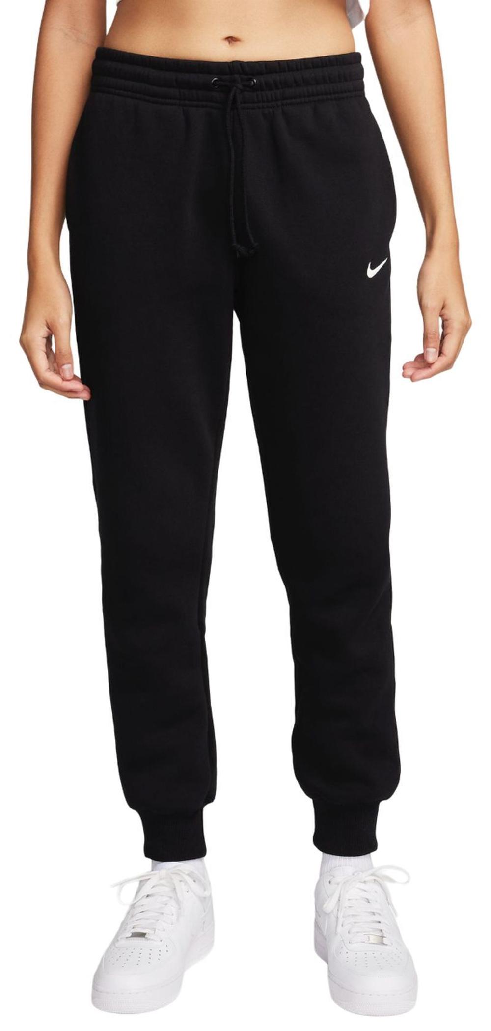 Женские теннисные брюки Nike Sportswear Phoenix Fleece Pant - черный