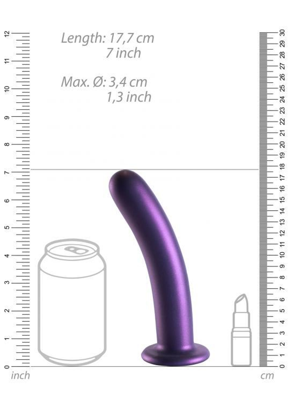 Фаллоимитатор Smooth G-Spot - 17 см