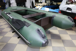 Лодка пвх муссон 2800 ск light (цвет: зелёный)