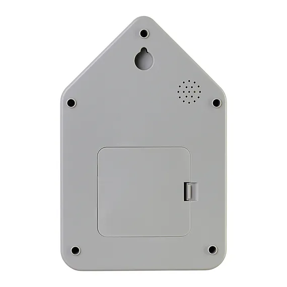 Часы настенные с маятником qq-up, темно-серые