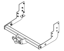 Фаркоп для Газель NEXT A22R22, NEXT A22R32 удлиненная база 2013- Тип шара: F. Нагрузки: 2000/100 кг, GAZ-12