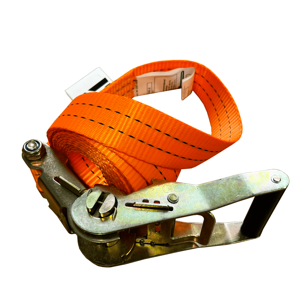 Стяжной кольцевой ремень с храповым механизмом