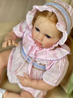 Кукла Реборн мягконабивная 60см в пакете (FA-835)