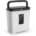 Шредер Deli, 4 уровень секретности (4х25 мм), 5 листов, 12 литров