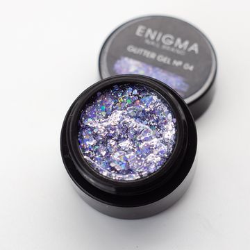 Глиттер гель Enigma №04