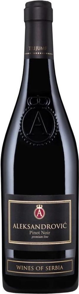 Александрович Пино Нуар крас.сух. 0,75л 13,5% Сербия