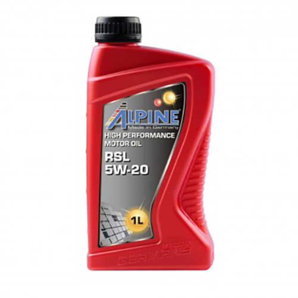 Моторное масло синтетическое ALPINE RSL 5W-20 1 л х20 шт
