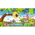 Интерактивная мишень двухстороняя 0,7*3 м