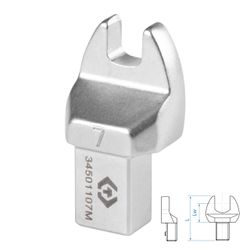 KING TONY (34501107M) Насадка рожковая серии "FIT", 7 мм, 9х12 мм