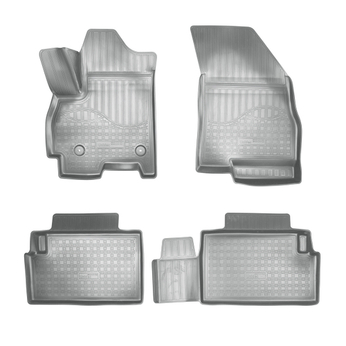 Ковры в салон Norplast/Unidec для Chery Tiggo 4 Pro (2022-) Полиуретан, Серый, арт.NPA11-C11-720-2-G