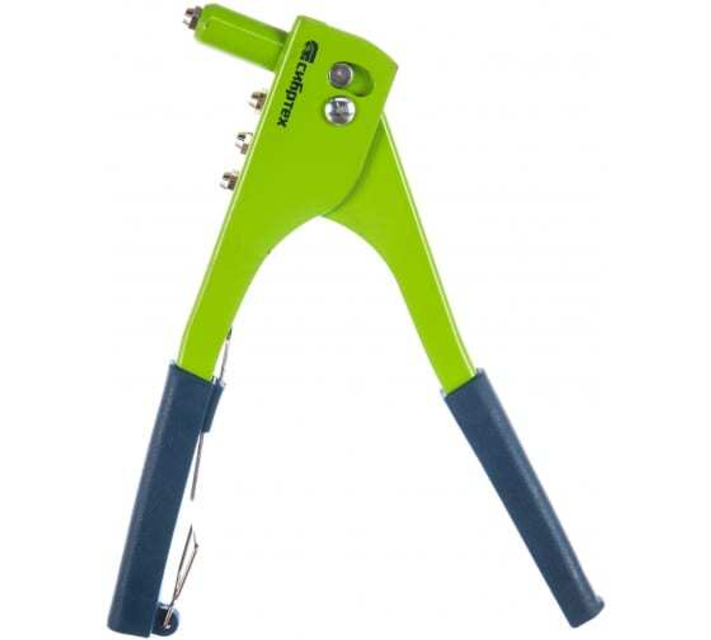 ЗАКЛЕПОЧНИК СИБРТЕХ 260ММ, ЗАКЛЕПКИ 2,4-3,2-4,0-4,8MM 40541