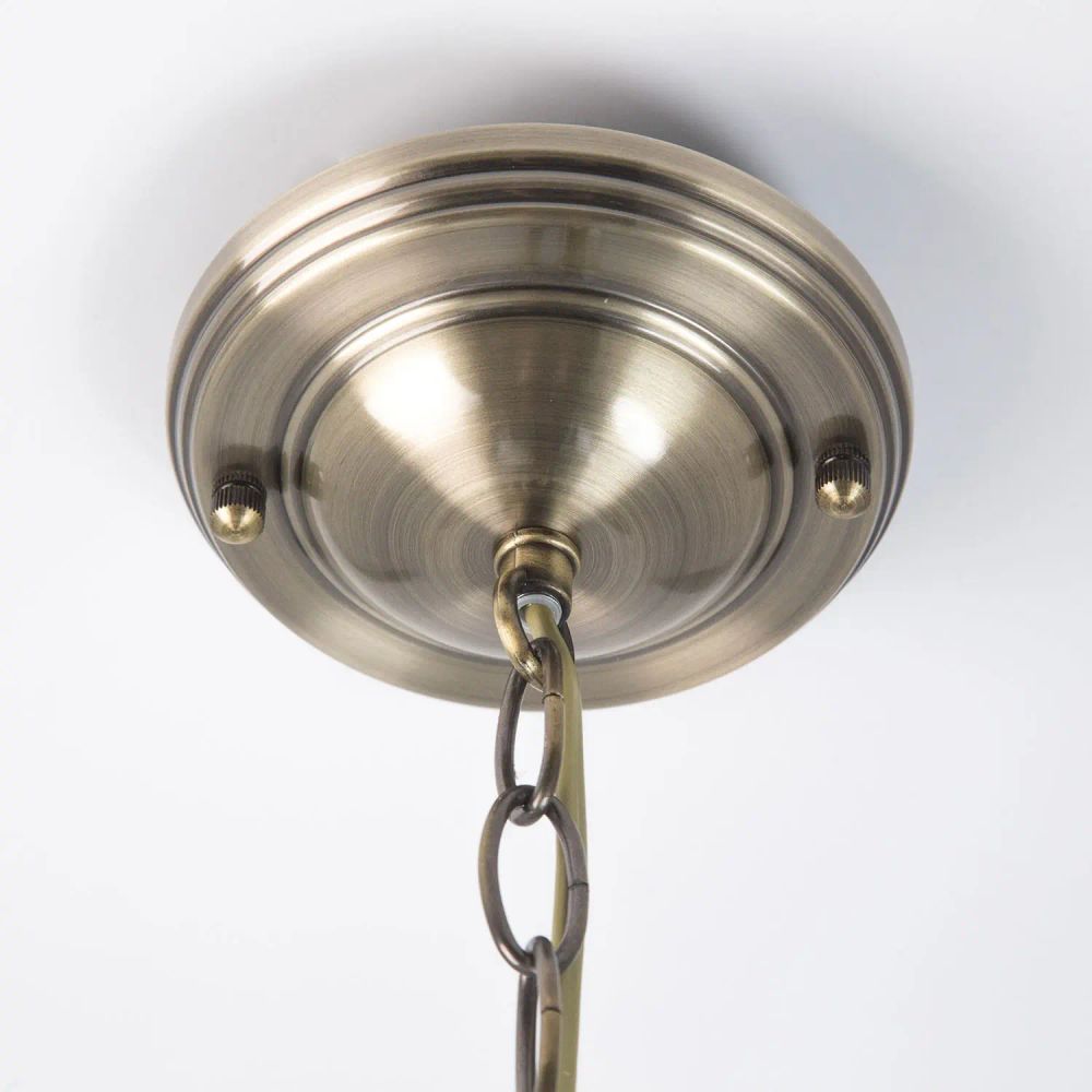 Citilux Витра-1 CL442130 Люстра подвесная витражная Бронза