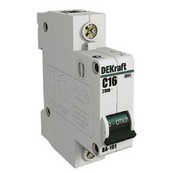 Автомат DEKraft ВА-101 1П 16А-С 4,5кА 00570