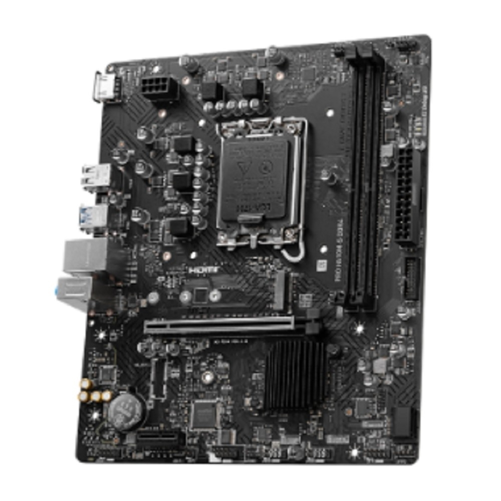 Материнская плата MSI PRO H610M-S DDR4 H610, LGA1700, 2*DDR4, 1*PCIEx16, 1*PCIEx1, 1*M.2, 2*USB3.2Gen1, 4*USB2.0, 2*SATA3.0, 1G, HDMI, M-ATX, RTL