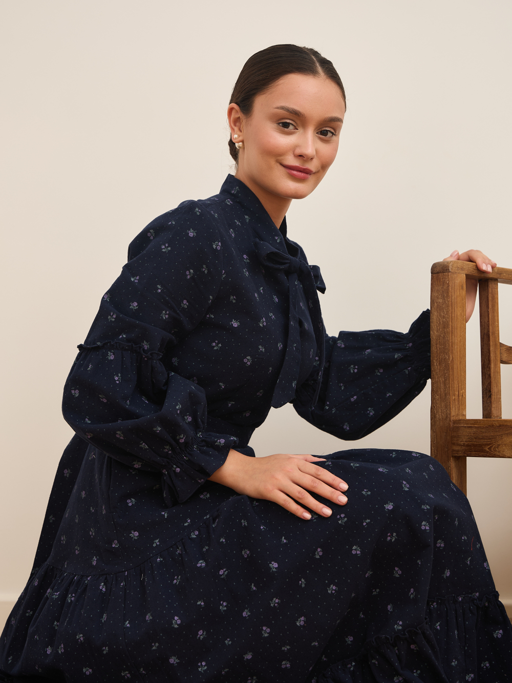 Платье на завязках