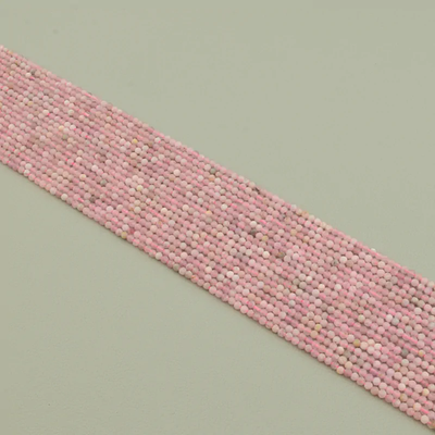 Нитка Морганит 38 см. 2,5 мм. (Без замка)