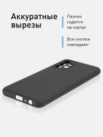 Чехол ROSCO для Samsung Galaxy A13 оптом (арт. SS-A13-COLOURFUL-BLACK)