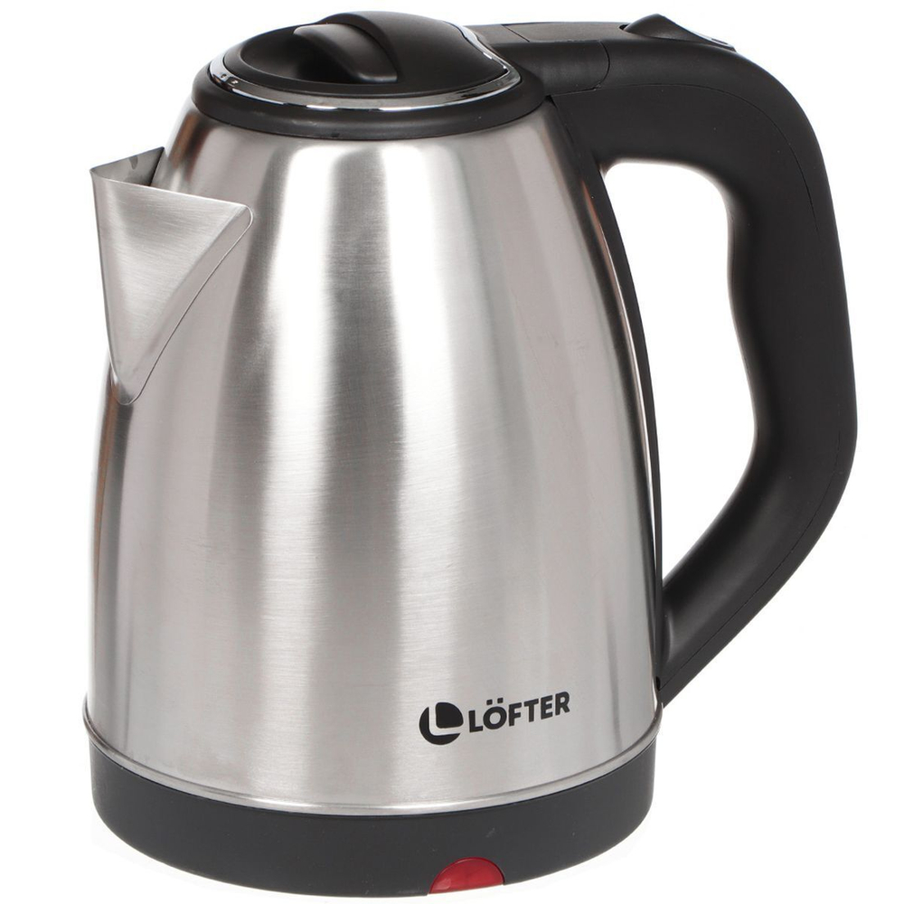 Чайник электрический Lofter, D02, матовый, 1.8 л, 1500 Вт, скрытый нагревательный элемент, металл