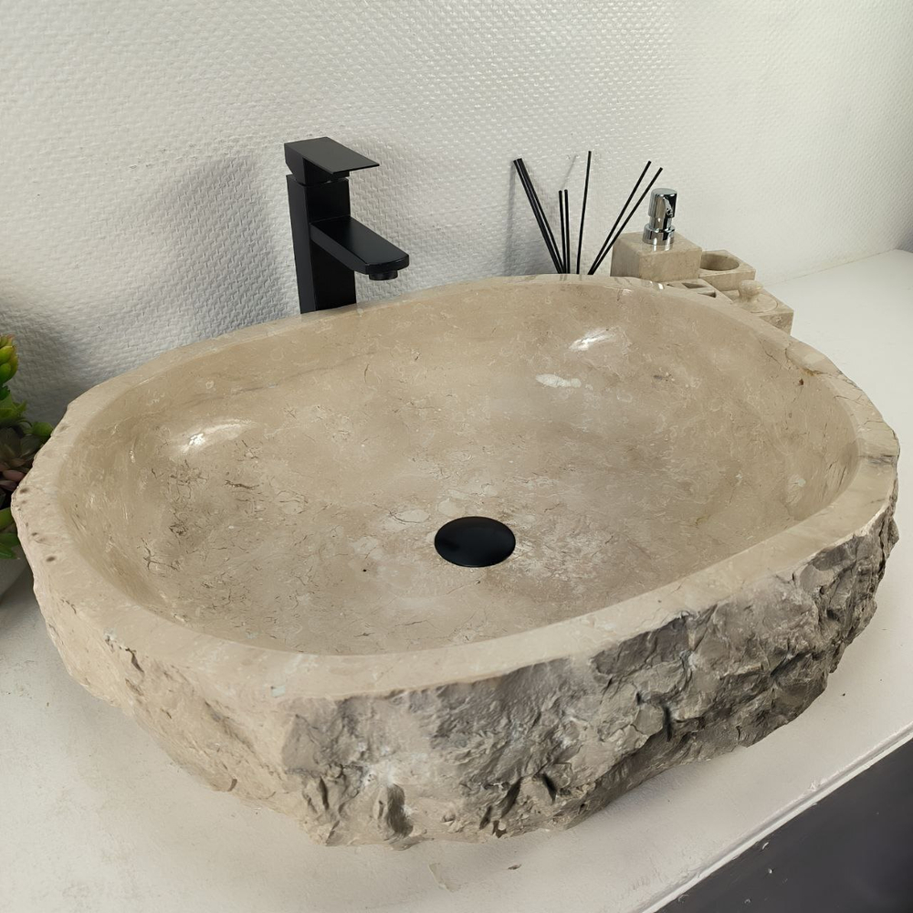 Раковина из мрамора Erozy Cream EM-65030 63*50*16 0878