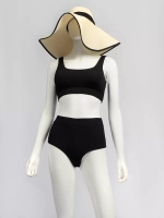 купальник в рубчик спортивный с шортами и топом