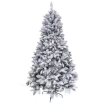 Ёлка «Снежные огни» 210 см, ПВХ с белым напылением 310 ламп LED (1222 ветки)