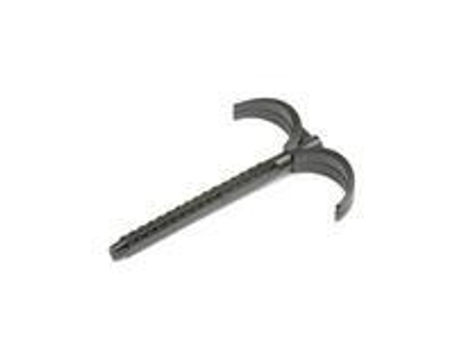 Двойной крюк с дюбелем для 2-х труб