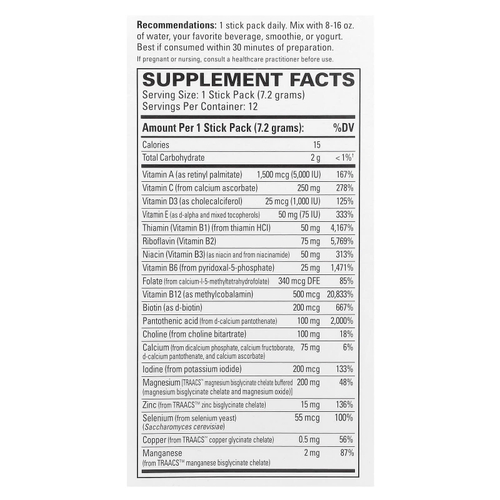 Terry Naturally, Энергетическая восстанавливающая смесь для напитков Fatigued to Fantastic! ™, 12 пакетиков по 7,2 г (0,25 унции)