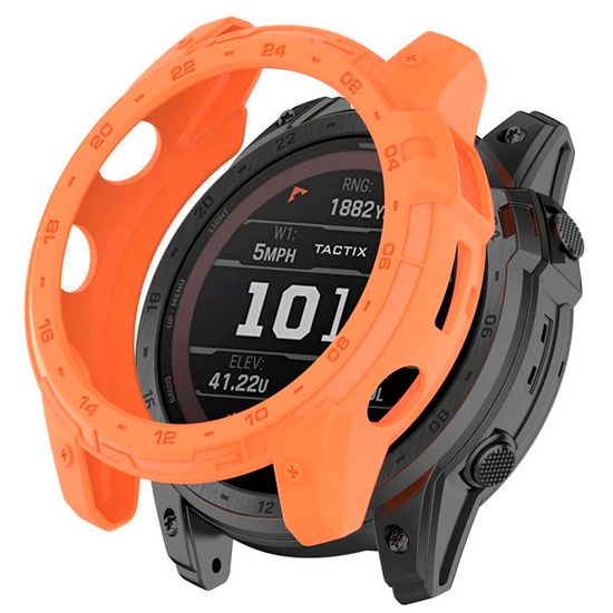 Защитный бампер чехол для часов Garmin Fenix 7X, Tactix 7 / 7 Pro, Enduro 2 материал TPU