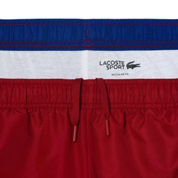 Теннисные шорты Lacoste Sportsuit Logo Stripe Tennis Shorts - bordeaux/navy blue - Red
